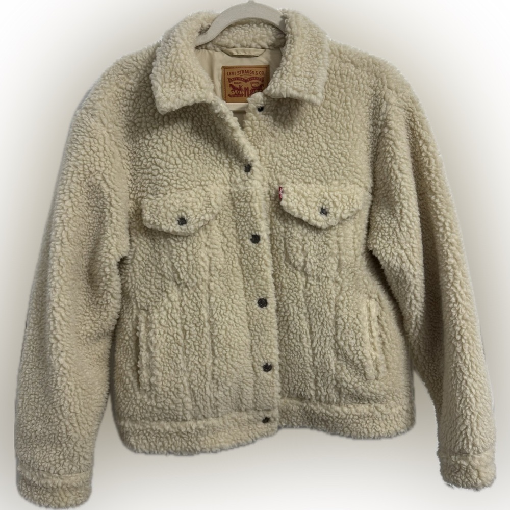 Levi's Off-White Teddy Jacket